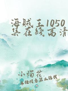 海贼王1050集在线高清免费观看