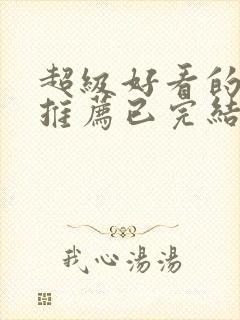 超级好看的小说推荐已完结