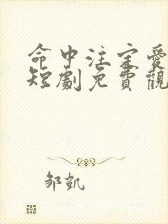 命中注定爱上你短剧免费观看全集