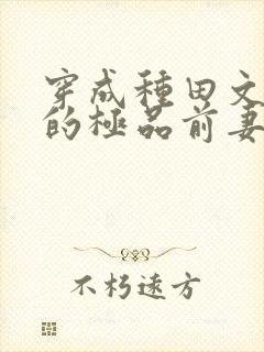 穿成种田文男主的极品前妻小说