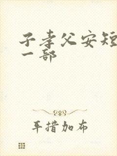子孝父安短剧第一部