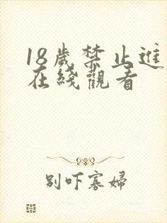 18岁禁止进入在线观看