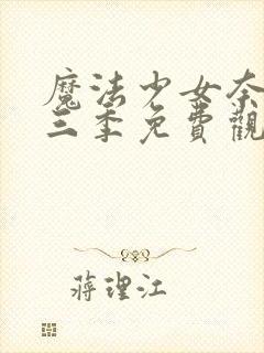 魔法少女奈叶第三季免费观看全集