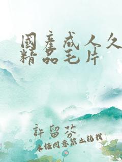 国产成人久久久精品毛片