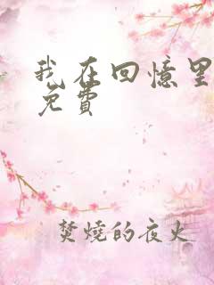 我在回忆里等你免费