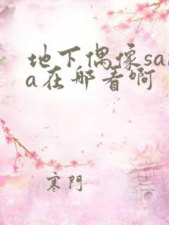 地下偶像sana在哪看啊