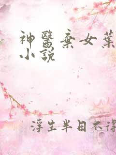 神医弃女叶凌月小说