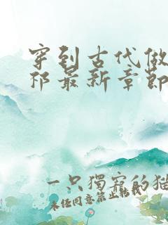 穿到古代做总攻祁最新章节更新内容