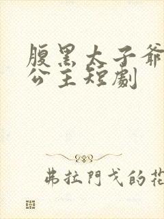 腹黑太子爷追小公主短剧