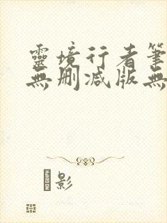 灵境行者笔趣阁无删减版无错