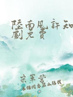 陆南风许知意短剧免费