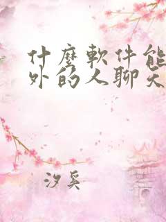 什么软件能和国外的人聊天