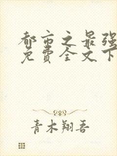 都市之最强狂兵免费全文下载