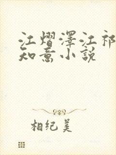 江熠泽江祁安沈知意小说