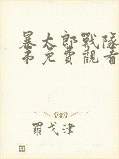 暴太郎战队咚兄弟免费观看完整版中文