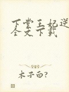 下堂王妃逆袭记全文下载