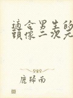 适合男生的帅气头像二次元