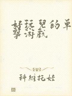 好玩儿的单机射击游戏