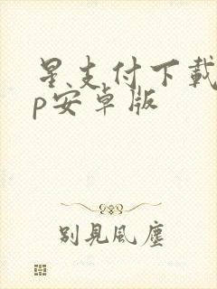 星支付下载app安卓版