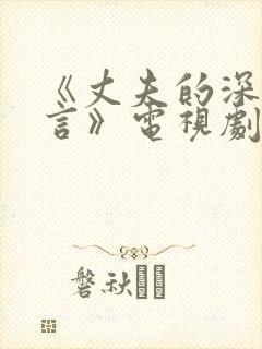 《丈夫的深情谎言》电视剧