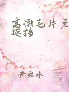 高潮毛片免费无遮挡