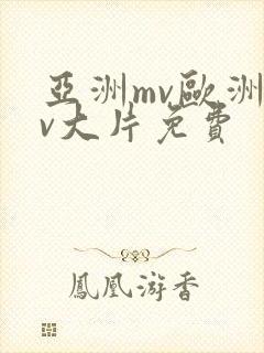 亚洲mv欧洲mv大片免费