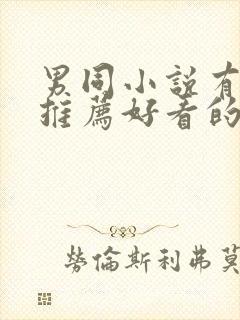 男同小说有哪些推荐好看的