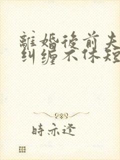 离婚后前夫老公纠缠不休短剧