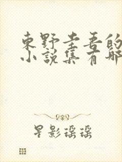 东野圭吾的短篇小说集有哪些