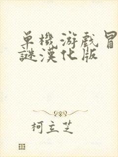 单机游戏冒险解谜汉化版