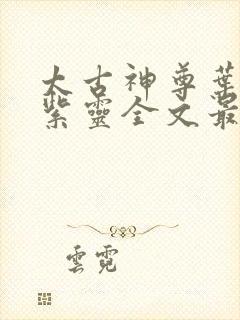 太古神尊叶风叶紫灵全文最新