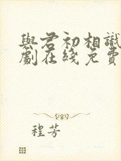 与君初相识电视剧在线免费观看全集