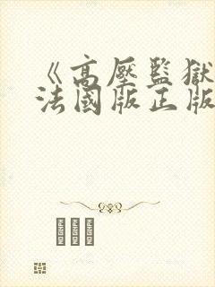 《高压监狱2》法国版正版