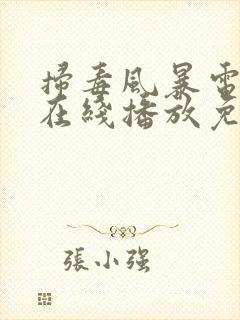 扫毒风暴电视剧在线播放免费观看全集