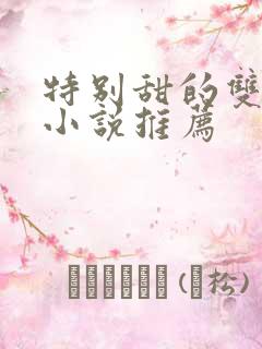 特别甜的双男主小说推荐