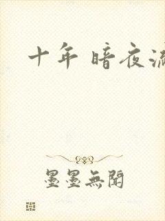 十年 暗夜流光
