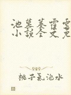 池慕蓁霍云霆的小说全文免费阅读