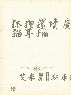 狐狸还债广播剧猫耳fm