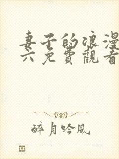 妻子的浪漫旅行六免费观看完整版