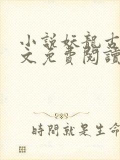 小说妖龙古帝全文免费阅读无弹窗