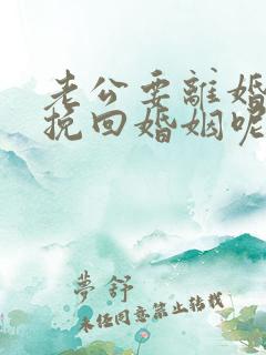 老公要离婚怎么挽回婚姻呢