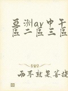 亚洲av中午一区二区三区