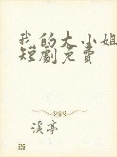 我的大小姐老婆短剧免费