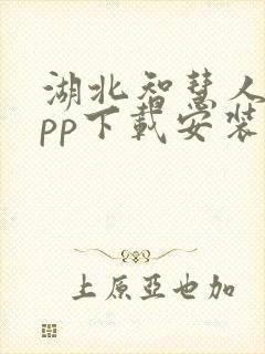 湖北智慧人社app下载安装