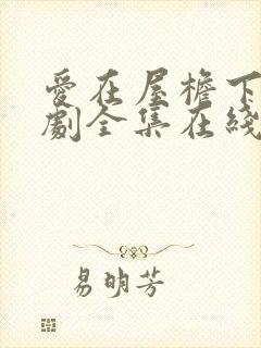 爱在屋檐下电视剧全集在线观看