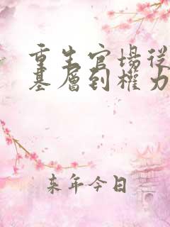 重生官场从乡镇基层到权力巅峰