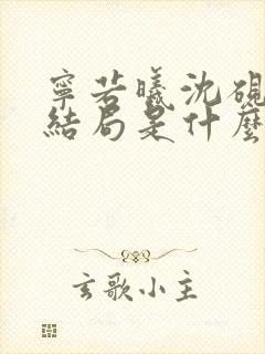 宁若曦沈砚舟大结局是什么