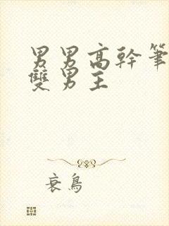 男男高干笔趣阁双男主