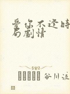 爱你不逢时大结局剧情