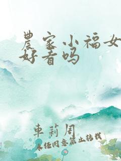 农家小福女小说好看吗